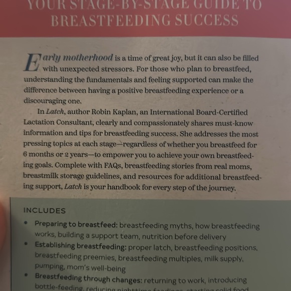 Latch A Handbook For Breastfeeding with Confidence At Every Stage - Picture 3 of 4